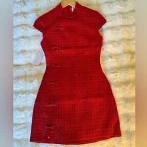 SAU LEE Natasha Dress in Red, brand new without tags, never worn, no flaws.